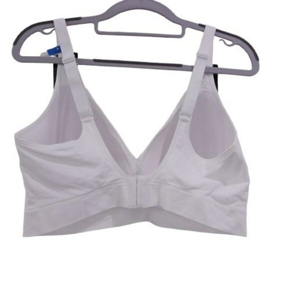 NEW Bali Comfort Revolution Modern Seamless Wirefree Bra Size XL White DF3380 - Picture 2 of 5